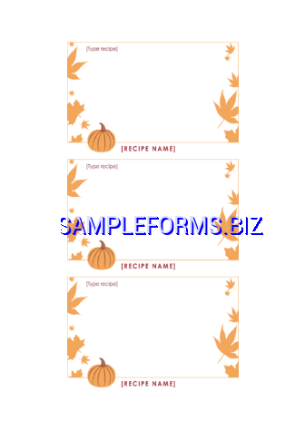 Thanksgiving Menu template 2 docx pdf free